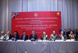 Party General Secretary calls on UK firms to expand business, investment in Việt Nam