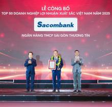 Sacombank maintains strong performance, ranks among Việt Nams most profitable enterprises