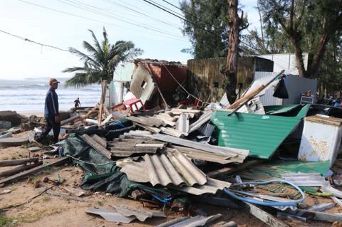 Typhoon Kalmaegi damage