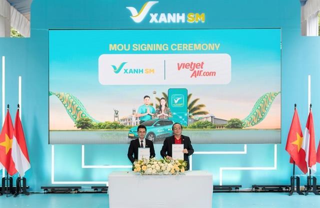Vietjet, Xanh SM partner to advance sustainable green mobility