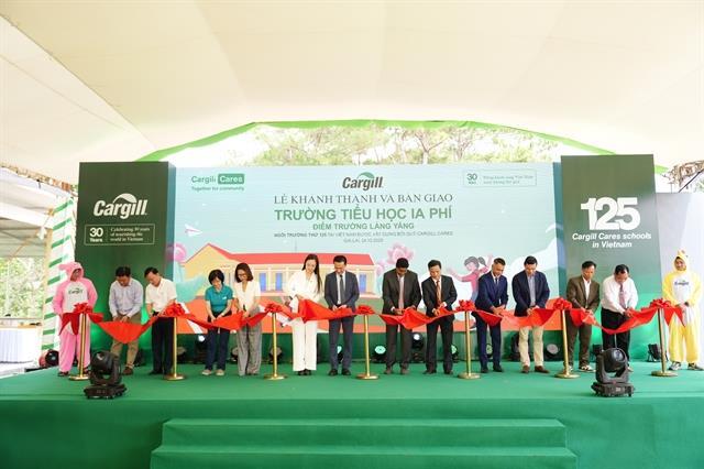 Cargill opens 125th Cargill Cares school, marking 30 years in Việt Nam
