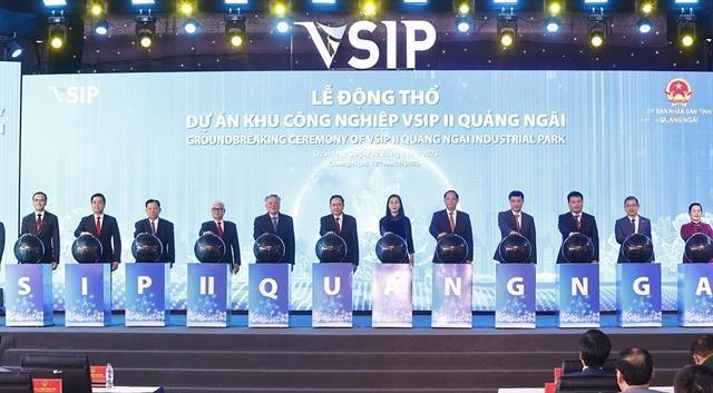 VSIP II Quảng Ngãi IP construction starts