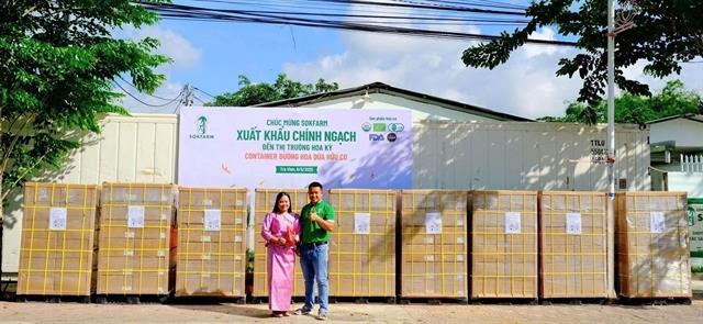 First batch of Trà Vinhs organic OCOP coconut sugar exported to US