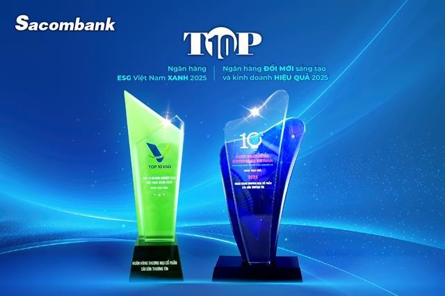 Sacombank wins awards for innovation, ESG