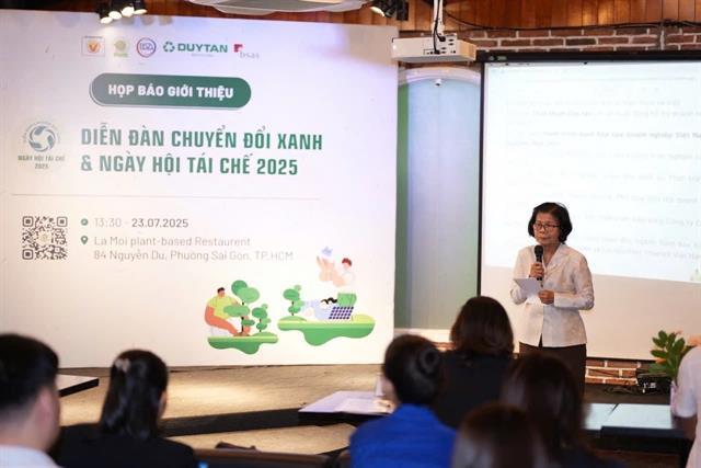 HCM City to host Green Transition Forum and Recycling Day next week