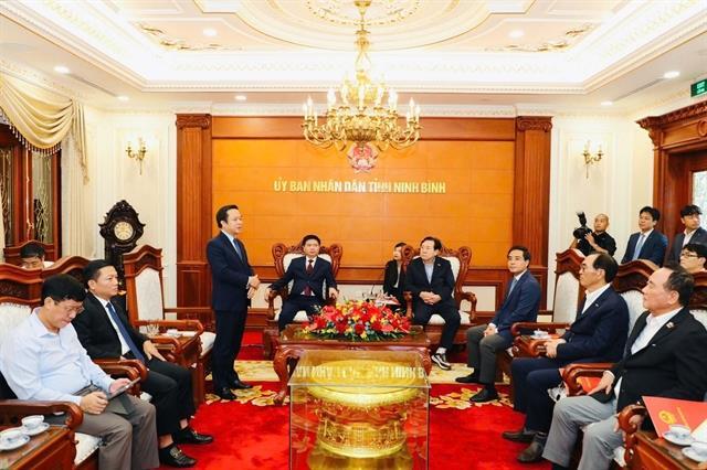 Ninh Bình leaders meet Korean SMEs to boost investment cooperation