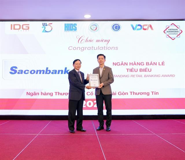 Sacombank honoured again at Vietnam Outstanding Banking Awards