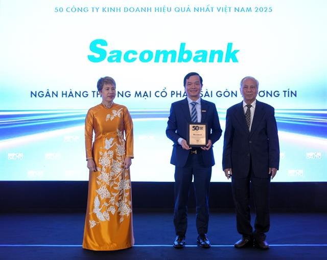 Sacombank a fixture in Việt Nams Top 50 Best-Performing Companies