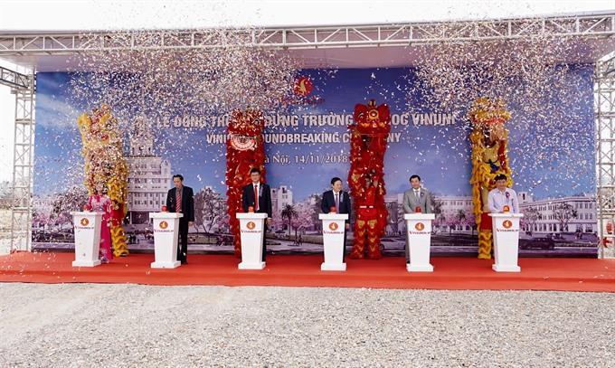 Vingroup starts construction of VinUniversity in Ha Noi