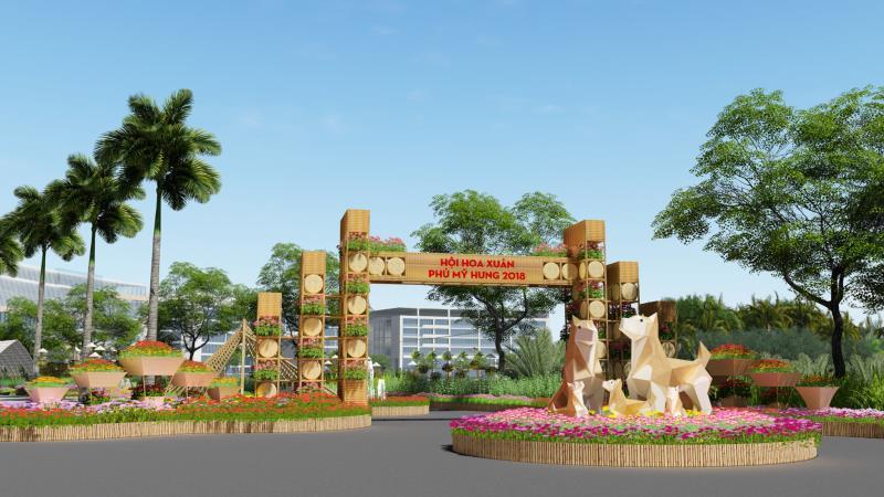 Phu My Hungs Spring Flower Festival