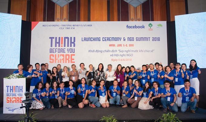 Think Before You Share online safety campaign launched in Viet Nam