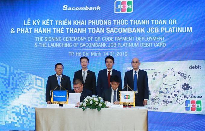Sacombank makes QR code strides