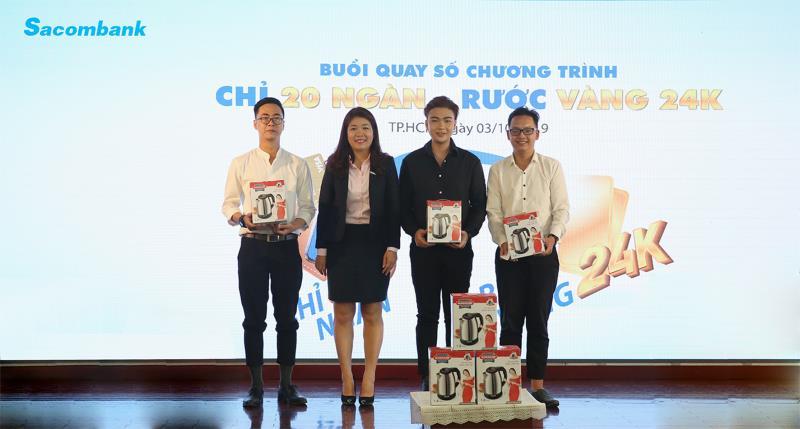 Sacombank announces lucky draw gold bullion winners