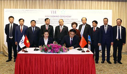 TH True Milk brings Vietnamese milk to China