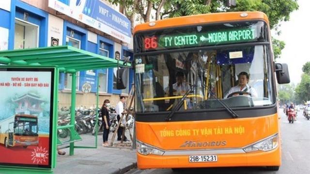 New bus route to Noi Bai airport opens in June