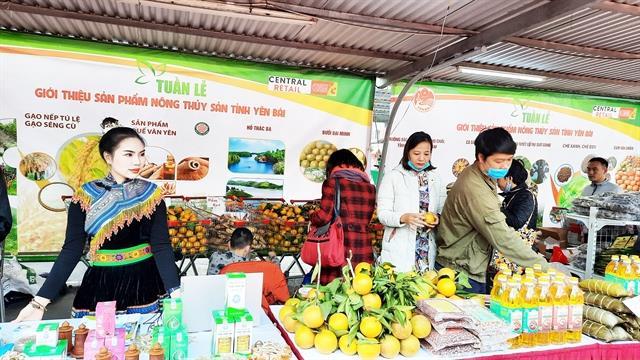Yen Bais agricultural and aquatic products introduced in Ha Noi