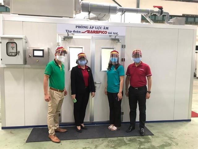 Searefico donates negative pressure room to HCM City Department of Health