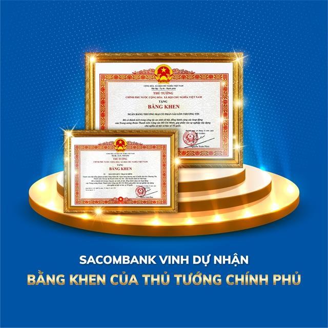 Sacombank awarded Prime Ministers Certificate of Merit