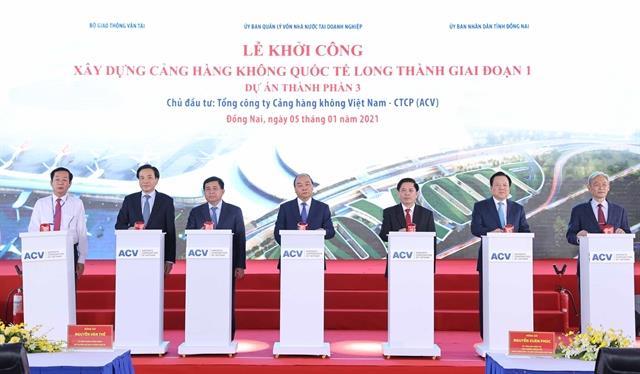 Construction of countrys largest airport starts in Dong Nai Province