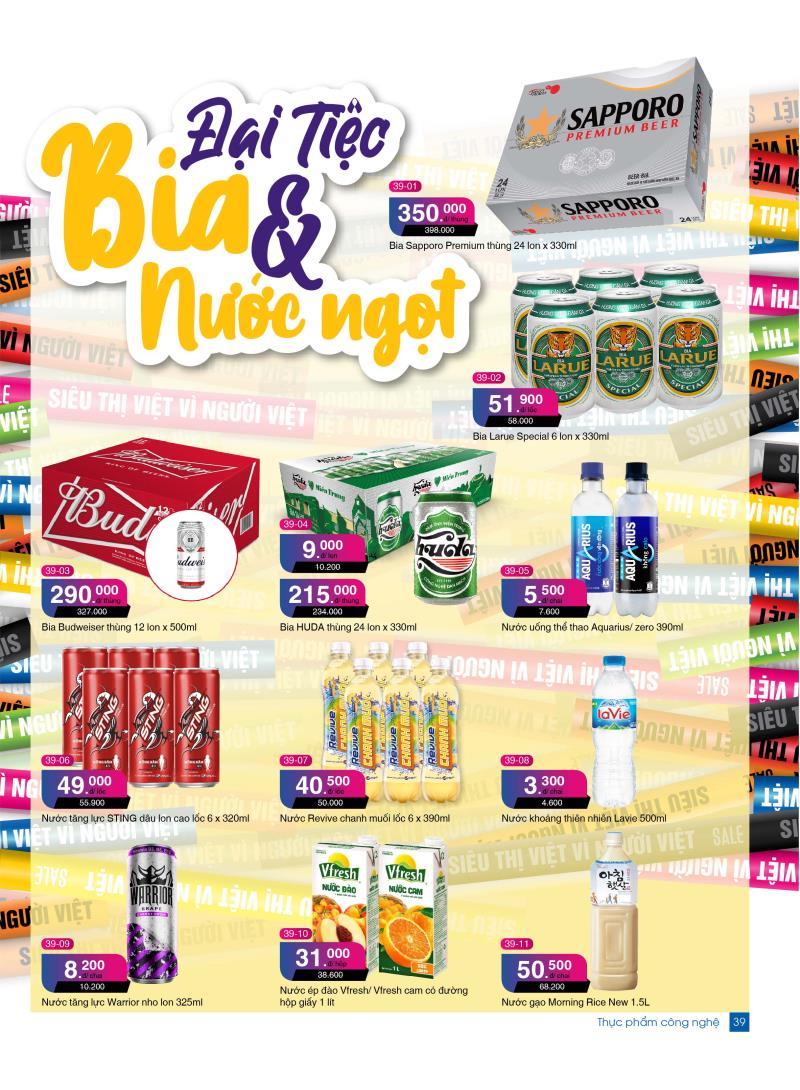 Co.opmart, Co.opXtra offer ‘shock discounts on beer, soft drinks for festival season