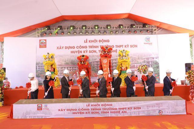 Trungnam Group builds a high school in Nghe An on Teachers Day