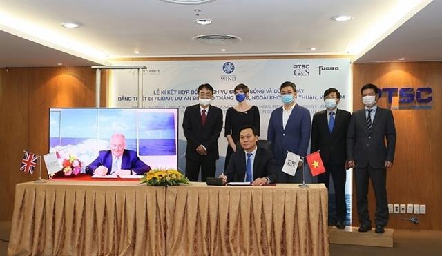 Floating LiDAR supplying contract signed for Thang Long Wind project