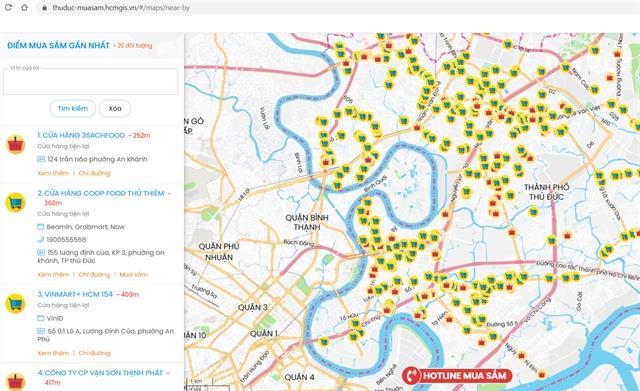 HCM City to take online apps that assist shoppers, COVID monitoring to more districts