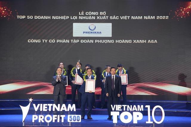 Phenikaa named in top 50 most profitable enterprises in 2022