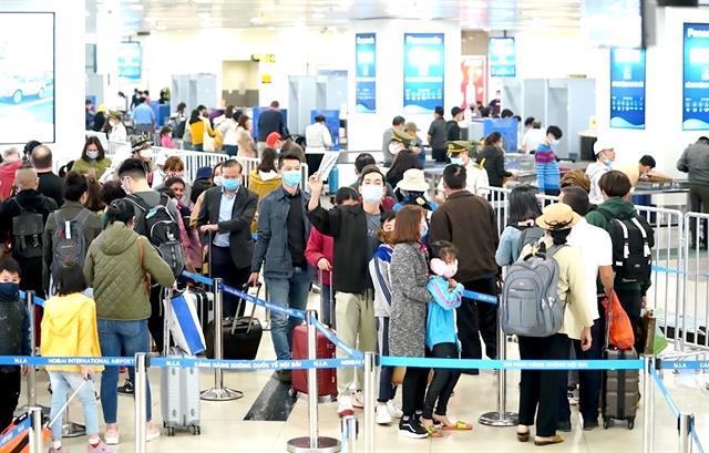 Air passengers near pre-pandemic levels