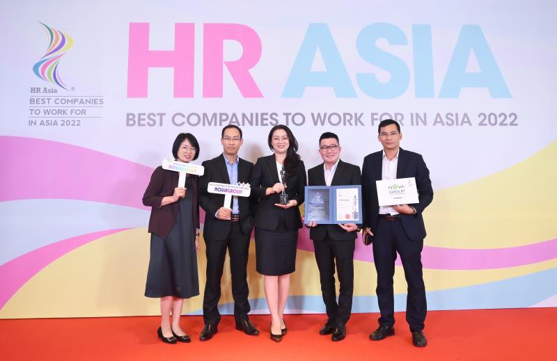 NovaGroup wins ‘Best Companies to Work for in Asia award