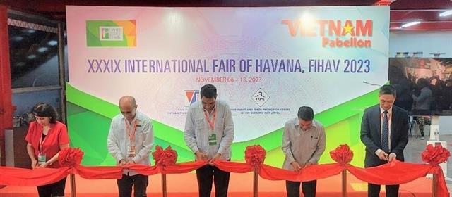 Vietnamese products showcased at Cuban expo, popular