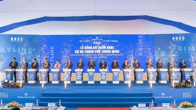 BRG, Sumitomo officially announce implementation of North Hanoi Smart City