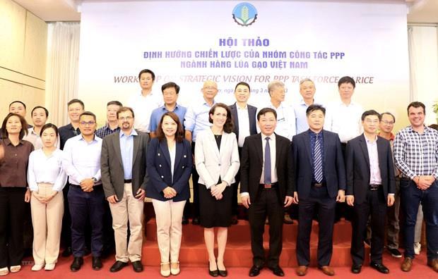 Public private partnership task force on rice established