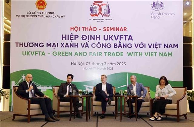 Workshop discusses UKs green and fair trade with Viet Nam