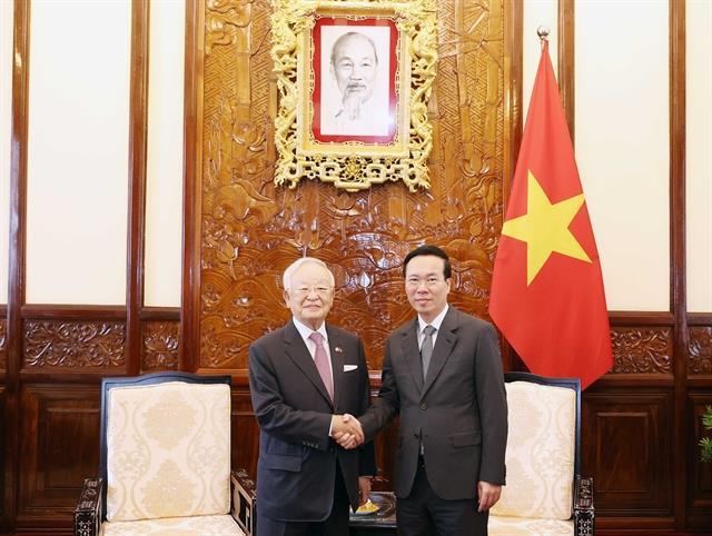 President hosts Korea Enterprises Federation Chairman