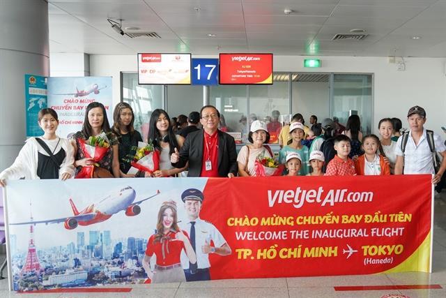 Vietjets second HCM City-Tokyo route opens