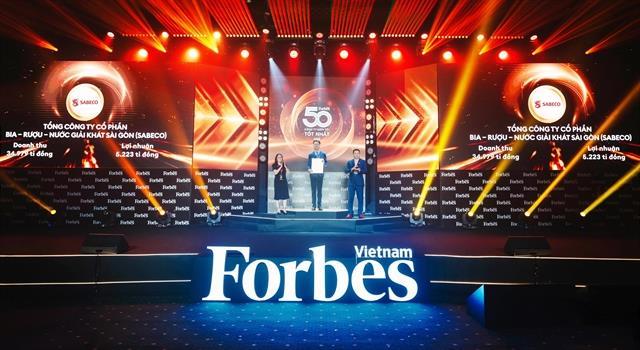 SABECO honoured in Top 50 best listed companies for 6 consecutive years