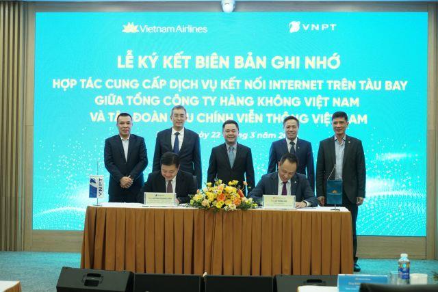 VNA and VNPT inked a strategic cooperation programme