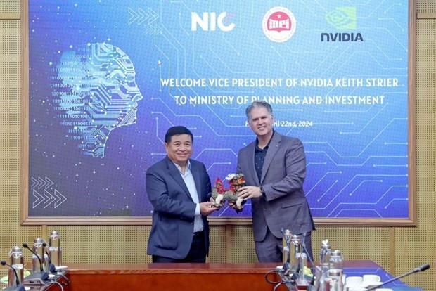 Planning-Investment Minister receives US chip giant NVIDIAs delegation