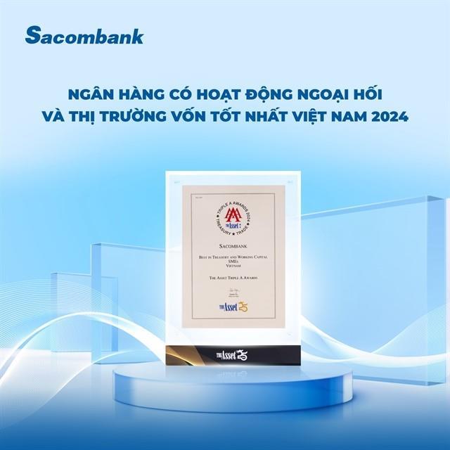 Sacombanks foreign exchange services win The Asset Triple A Award
