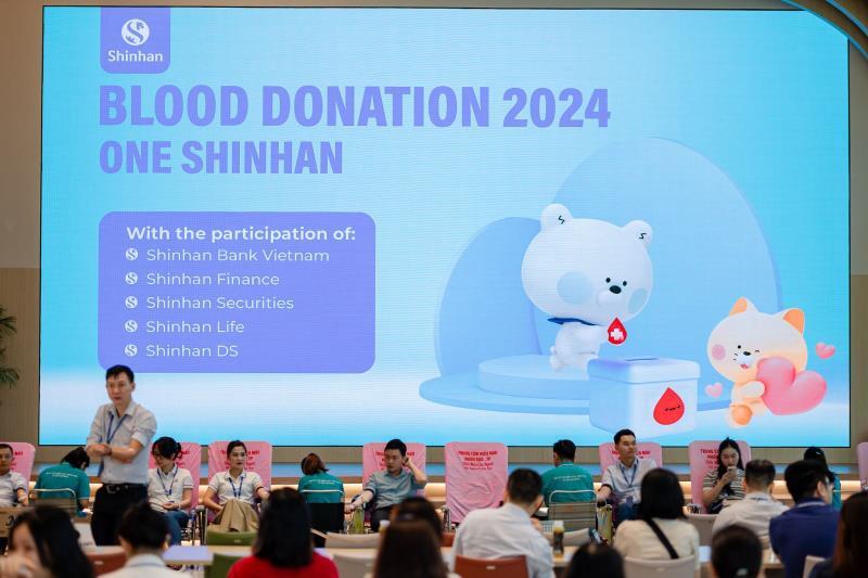 Hundreds of Shinhan Financial Groups employees join in blood donation programme